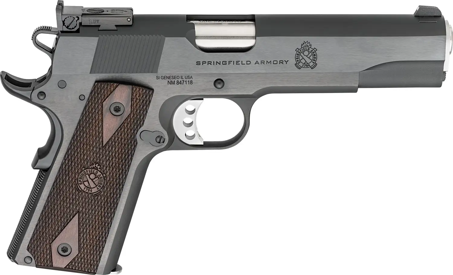 SPRINGFIELD ARMORY 1911 GARRISON TARGET 45ACP BLK 5" ADJ SIGHTS 1-7RD
